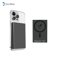 Wholesale Light Thin Slim Design 5000mah Magnetic Wireless Power Bank Fast Charging Pd20w Type-C Mini Powerbank