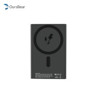 Wholesale Light Thin Slim Design 5000mah Magnetic Wireless Power Bank Fast Charging Pd20w Type-C Mini Powerbank